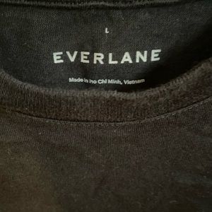 Everlane Black Tee Large